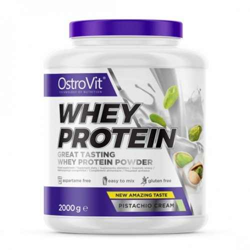 Протеин OstroVit Whey Protein, 2 кг Фисташка,  ml, Optisana. Protein. Mass Gain स्वास्थ्य लाभ Anti-catabolic properties 