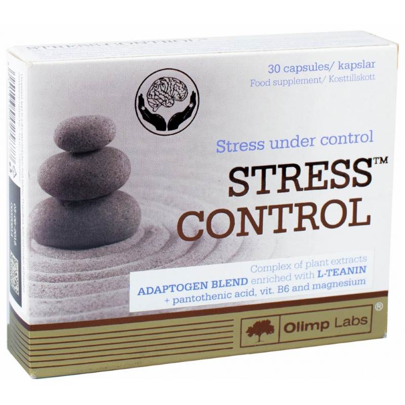 Натуральная добавка Olimp Stress Control, 30 капсул,  мл, Olimp Labs. Hатуральные продукты. Поддержание здоровья 