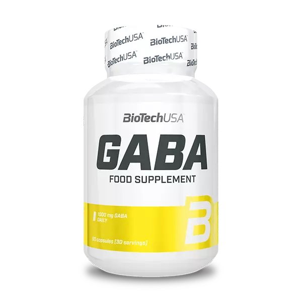 Аминокислота Biotech GABA, 60 капсул,  ml, BioTech. Amino Acids. 