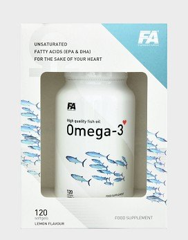 Omega 3, 120 pcs, Fitness Authority. Omega 3 (Fish Oil). General Health Ligament and Joint strengthening Skin health CVD Prevention Anti-inflammatory properties 