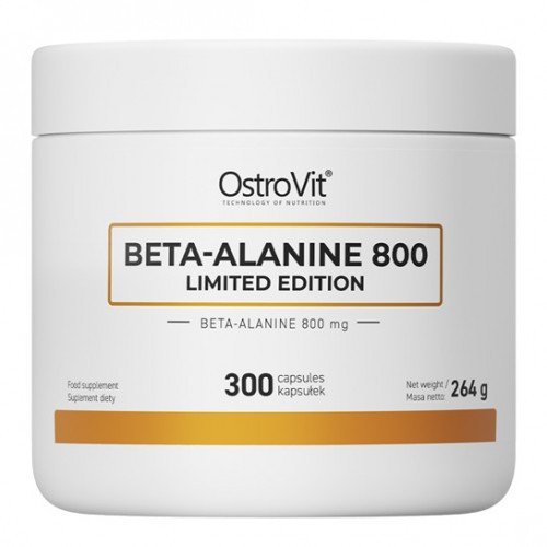 OstroVit Аминокислота OstroVit Beta-Alanine 800 mg 300 caps, , 300 шт.