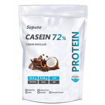 Протеин Saputo Casein Micellar 72%, 2 кг Шоколад ПОВРЕЖДЕННЫЙ,  мл, Saputo. Протеин. Набор массы Восстановление Антикатаболические свойства 