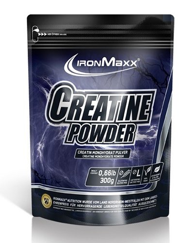Creatine Powder, 300 г, IronMaxx. Креатин моногидрат. Набор массы Энергия и выносливость Увеличение силы 