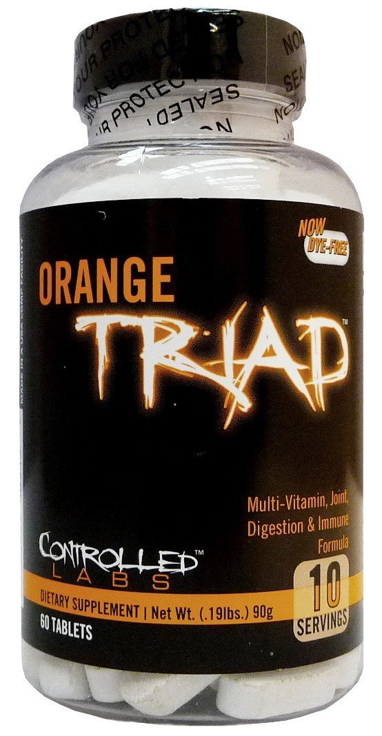 Orange Triad, 60 pcs, Controlled Labs. Vitamin Mineral Complex. General Health Immunity enhancement 