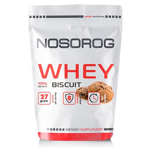 Nosorog Сывороточный протеин концентрат Nosorog Whey (1 кг) носорог вей бисквит, , 1 