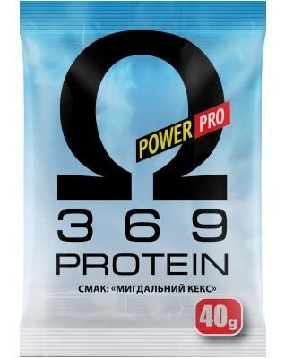 Protein Omega 3 6 9, 40 г, Power Pro. Сывороточный протеин. Восстановление Антикатаболические свойства Сухая мышечная масса 