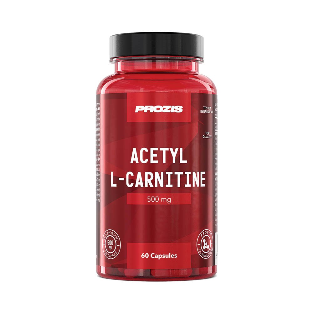 Acetyl L-Carnitine 500mg, 60 шт, Prozis. L-карнитин. Снижение веса Поддержание здоровья Детоксикация Стрессоустойчивость Снижение холестерина Антиоксидантные свойства 