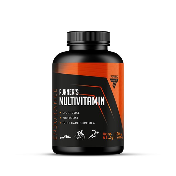 Витамины и минералы Trec Nutrition Runner's Multivitamin, 90 капсул,  ml, Trec Nutrition. Vitamins and minerals. General Health Immunity enhancement 