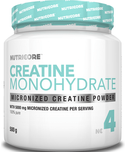 Creatine Monohydrate, 500 g, Nutricore. Monohidrato de creatina. Mass Gain Energy & Endurance Strength enhancement 