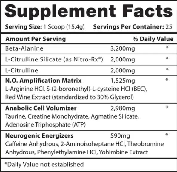 Hi-Tech Pharmaceuticals  Krank3d 385g / 25 servings,  ml, Hi-Tech Pharmaceuticals. Pre Workout