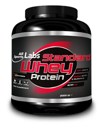 Standard Whey Protein, 2000 g, All Sports Labs. Suero concentrado. Mass Gain recuperación Anti-catabolic properties 