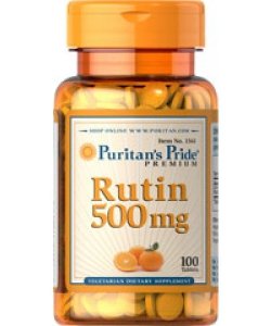 Puritan's Pride Rutin 500 mg, , 100 шт
