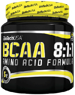 BCAA 8:1:1, 300 g, BioTech. BCAA. Weight Loss recuperación Anti-catabolic properties Lean muscle mass 