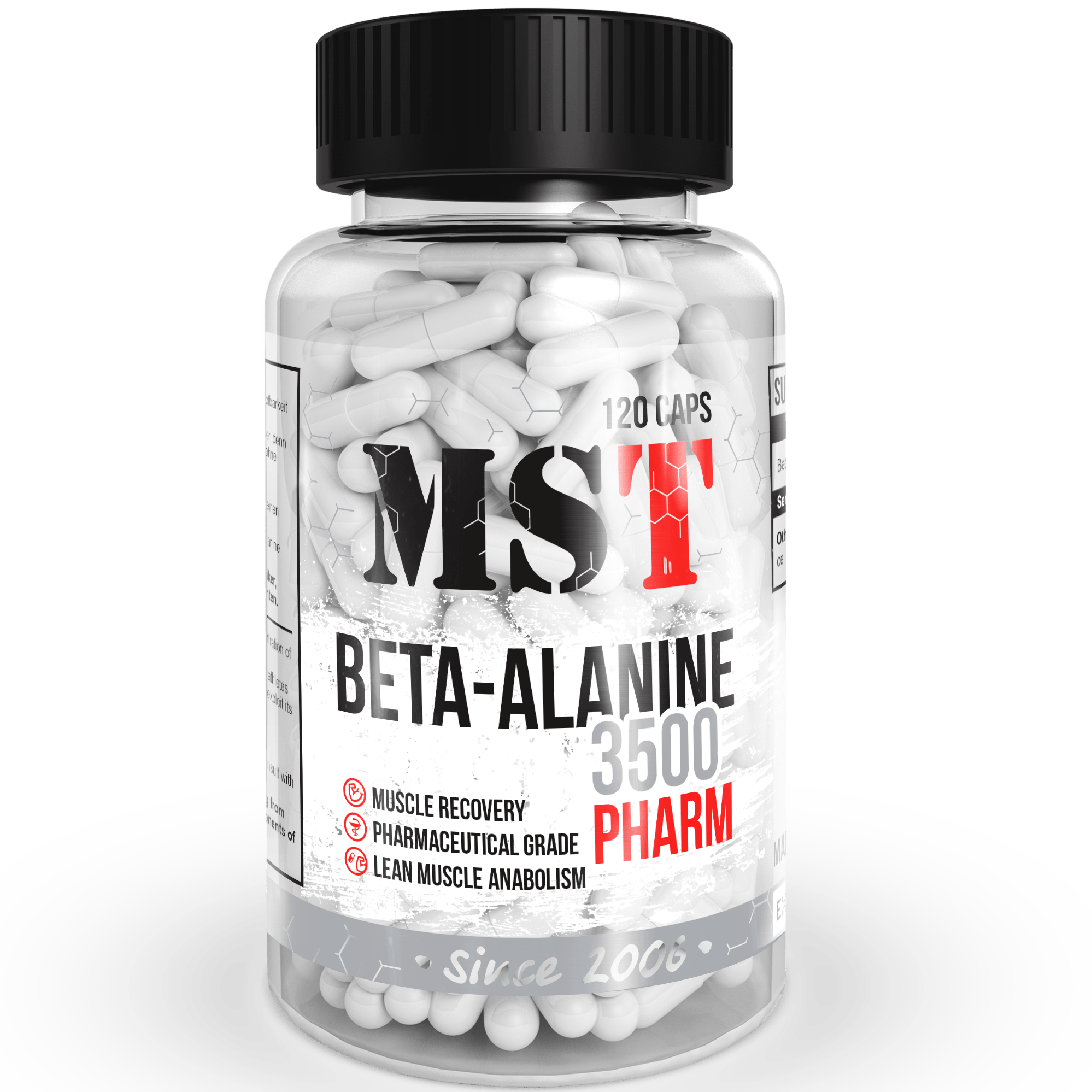 MST Nutrition Beta-Alanine 3500 Pharm, , 120 pcs