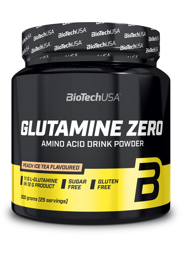Глютамін BioTech Glutamine Zero 300 g,  ml, BioTech. Glutamina. Mass Gain recuperación Anti-catabolic properties 