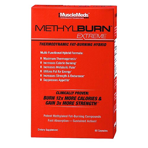 Methylburn Exreme, 60 шт, Muscle Meds. Термогеники (Термодженики). Снижение веса Сжигание жира 