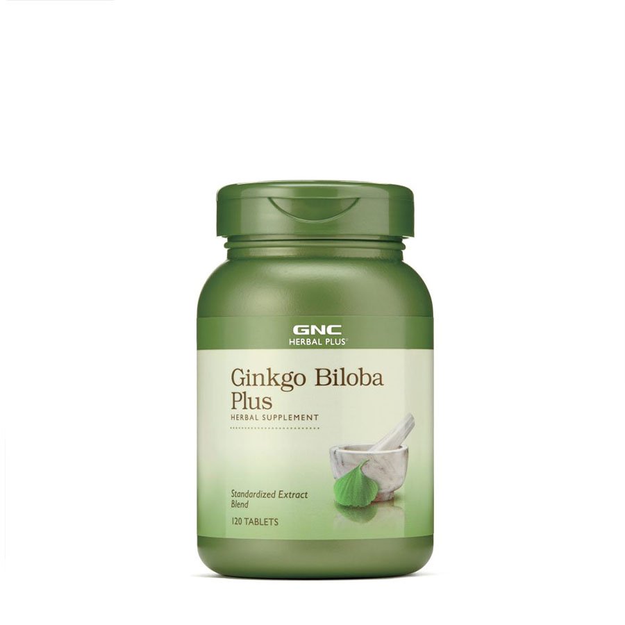 Витамины и минералы GNC Herbal Plus Ginkgo Biloba Plus, 120 таблеток,  мл, GNC. Витамины и минералы. Поддержание здоровья Укрепление иммунитета 