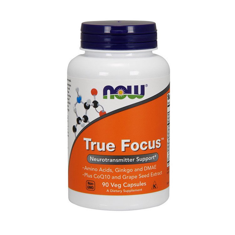Добавка для фокусировки NOW Foods True Focus 90 Caps,  мл, Now. Спец препараты. 
