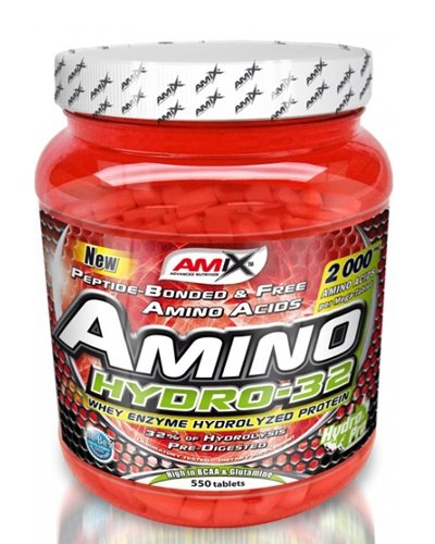 Amino Hydro-32, 550 piezas, AMIX. Complejo de aminoácidos. 