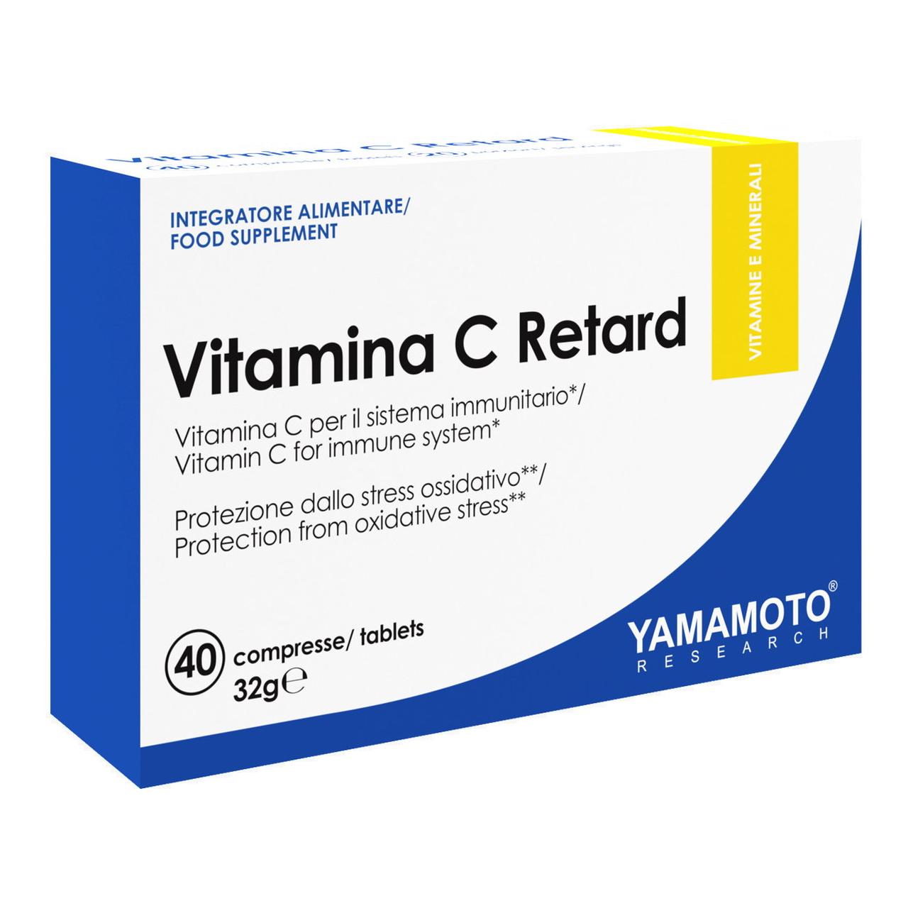 Yamamoto Nutrition Витамин C Yamamoto nutrition Vitamina C Retard (40 таб) ямамото, , 