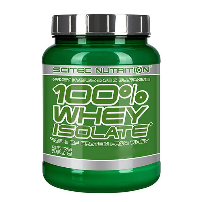 Протеин Scitec 100% Whey Isolate, 700 грамм Малина,  мл, Scitec Nutrition. Сывороточный изолят. Сухая мышечная масса Снижение веса Восстановление Антикатаболические свойства 