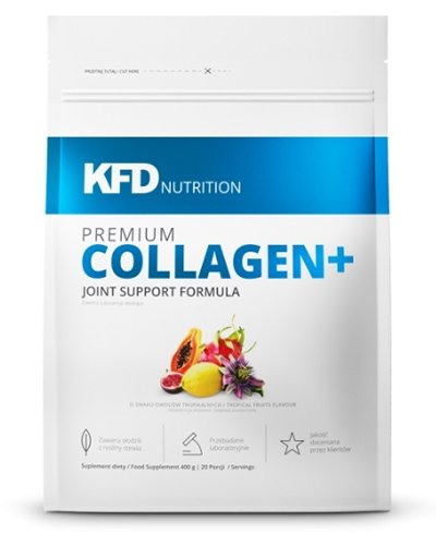 Premium Collagen+, 400 г, KFD Nutrition. Хондропротекторы. Поддержание здоровья Укрепление суставов и связок 