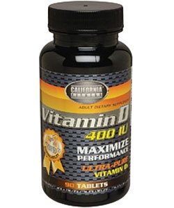 California Fitness Vitamin D, , 90 pcs