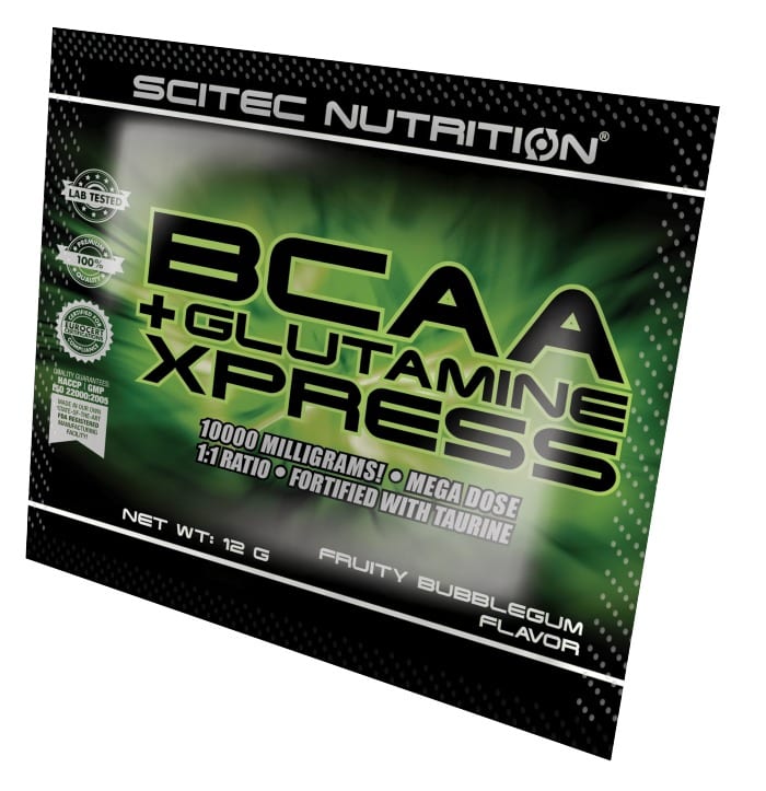 BCAA Scitec BCAA+Glutamine Xpress, 12 грамм Мохито,  мл, Scitec Nutrition. BCAA. Снижение веса Восстановление Антикатаболические свойства Сухая мышечная масса 