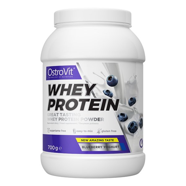 Протеин OstroVit Whey Protein, 700 грамм Черника,  мл, Optisana. Протеин. Набор массы Восстановление Антикатаболические свойства 