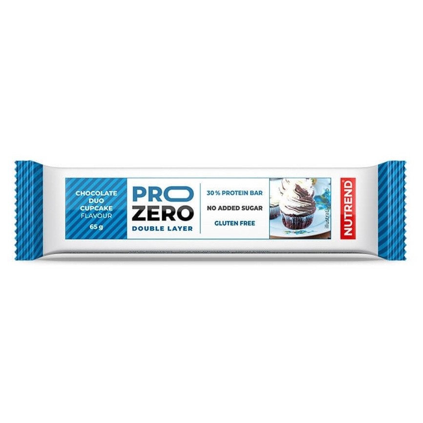 Протеиновый батончик Nutrend Prozero 65 g (Chocolate Duo Cupcake),  ml, Nutrend. Bar. 
