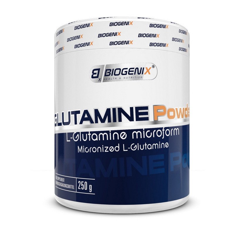 Глютамин Biogenix Glutamine Powder 250 грамм,  ml, Biogenix. Glutamine. Mass Gain recovery Anti-catabolic properties 