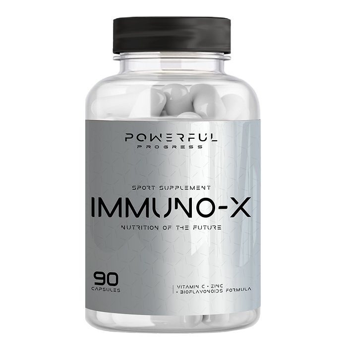 Витамины и минералы Powerful Progress Immuno-X, 90 капсул,  ml, Powerful Progress. Vitamins and minerals. General Health Immunity enhancement 