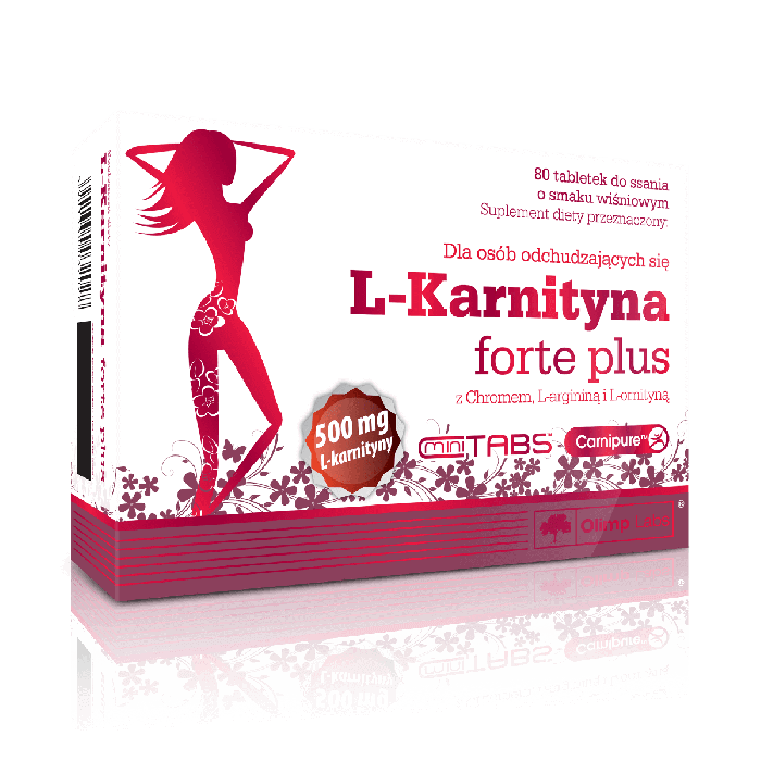 Л-карнитин Olimp L-Carnitine Forte Plus (80 капс) олимп,  мл, Olimp Labs. L-карнитин. Снижение веса Поддержание здоровья Детоксикация Стрессоустойчивость Снижение холестерина Антиоксидантные свойства 