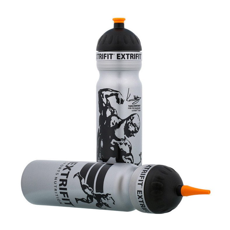 EXTRIFIT Шейкер Extrifit Bottle long nozzle 1000 мл Серая, , 