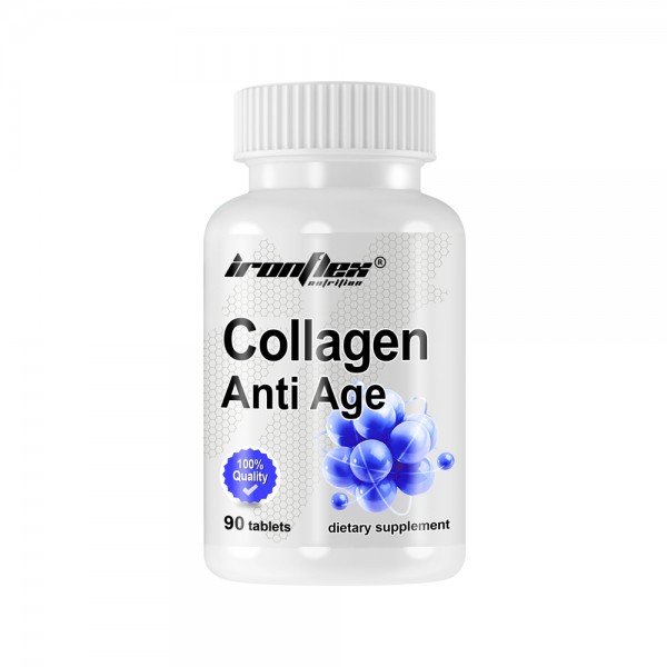 Для суставов и связок IronFlex Collagen Anti Age, 90 таблеток,  ml, IronFlex. Para articulaciones y ligamentos. General Health Ligament and Joint strengthening 