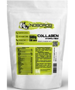 Collagen, 500 г, Nosorog. Коллаген. Поддержание здоровья Укрепление суставов и связок Здоровье кожи 