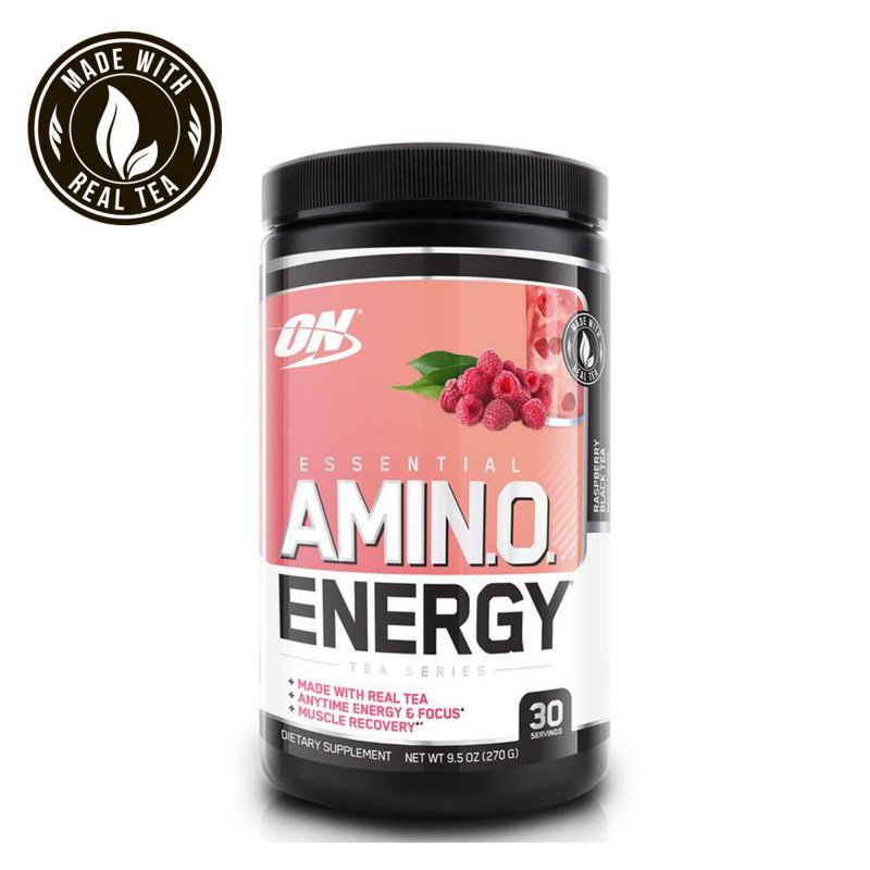 Optimum Nutrition Предтренировочный комплекс Optimum Essential Amino Energy, 270 грамм Малиновый чай, , 270  грамм