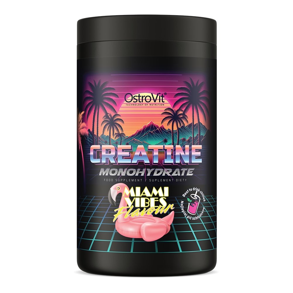 Креатин OstroVit Creatine Monohydrate Miami Vibes, 500 грамм,  ml, OstroVit. Сreatine. Mass Gain Energy & Endurance Strength enhancement 