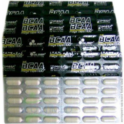 БЦАА Olimp BCAA Mega Caps (30 капсул) олимп мега капс,  мл, Olimp Labs. BCAA