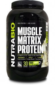 Muscle Matrix Protein, 1100 г, NutraBio. Комплексный протеин. 