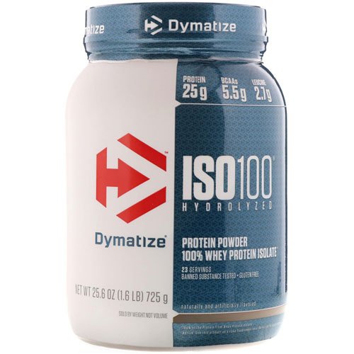 Dymatize ISO-100 725 г Апельсин,  мл, Dymatize Nutrition. Сывороточный гидролизат. Сухая мышечная масса Снижение веса Восстановление Антикатаболические свойства 