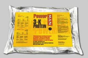 3K Protein, 500 g, Power Man. Proteína vegetal. 
