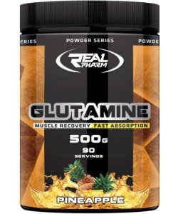 Glutamine, 500 г, Real Pharm. Глютамин. Набор массы Восстановление Антикатаболические свойства 