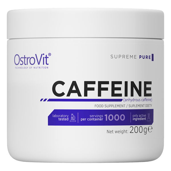 OstroVit Caffeine 200 g,  ml, OstroVit. Post Workout. स्वास्थ्य लाभ 