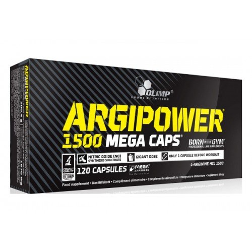 Аминокислота Olimp ArgiPower 1500 Mega Caps, 120 капсул,  мл, Olimp Labs. Аминокислоты. 