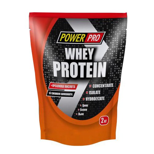 Протеин Power Pro Whey Protein, 2 кг Шоконатс,  мл, Power Pro. Протеин. Набор массы Восстановление Антикатаболические свойства 