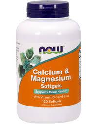 Now NOW Calcium & Magnesium + D - 120 софт кап, , 