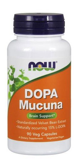 Dopa Mucuna, 90 шт, Now. Спец препараты. 