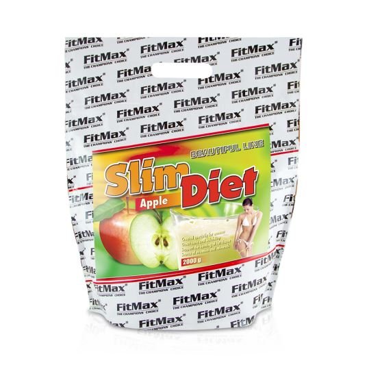 FitMax Заменитель питания FitMax Slim Diet, 2 кг Яблоко СРОК 07.22, , 2000 грамм