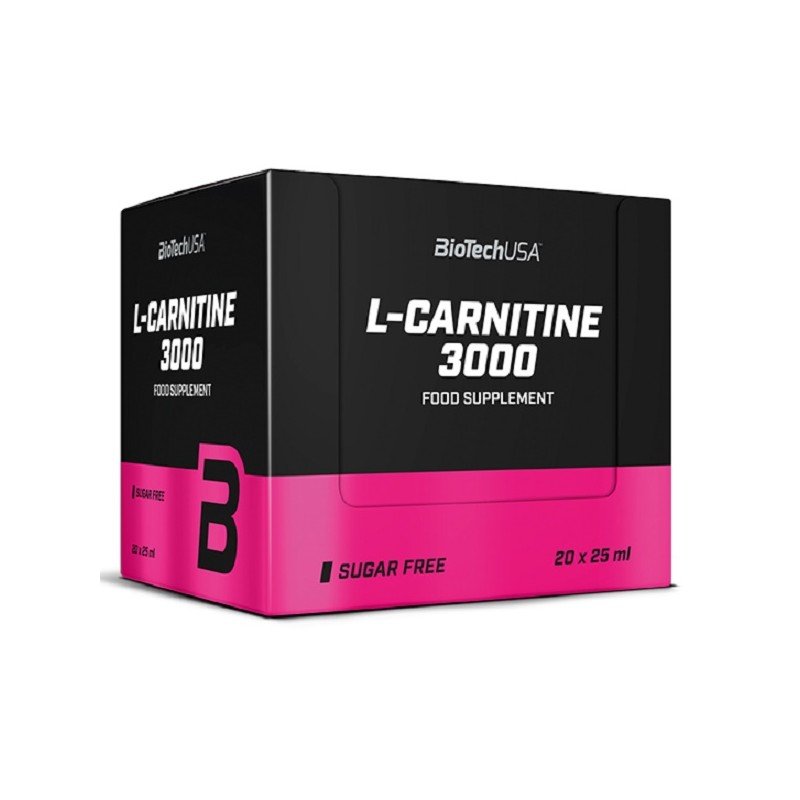 Жиросжигатель BioTech L-Carnitine 3000, 20 ампул/уп Апельсин,  ml, BioTech. Fat Burner. Weight Loss Fat burning 